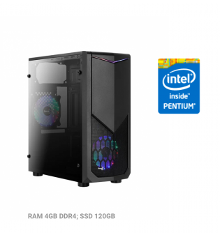 Компьютер для преподавателя Intel PentiumG5620/MB H110/DDR4 4Gb/120Gb SSD (все для проведения удаленного обучения и работы на дому)