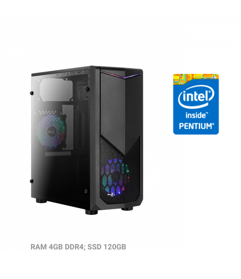 Компьютер с Intel Pentium G5620/MB H110/DDR4 4Gb/120Gb SSD